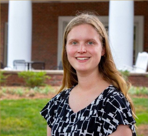 Portrait photo of Danielle DaSilva standing in Lambert Academic Village