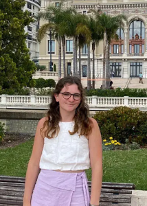 Photo of Cece Guyader abroad