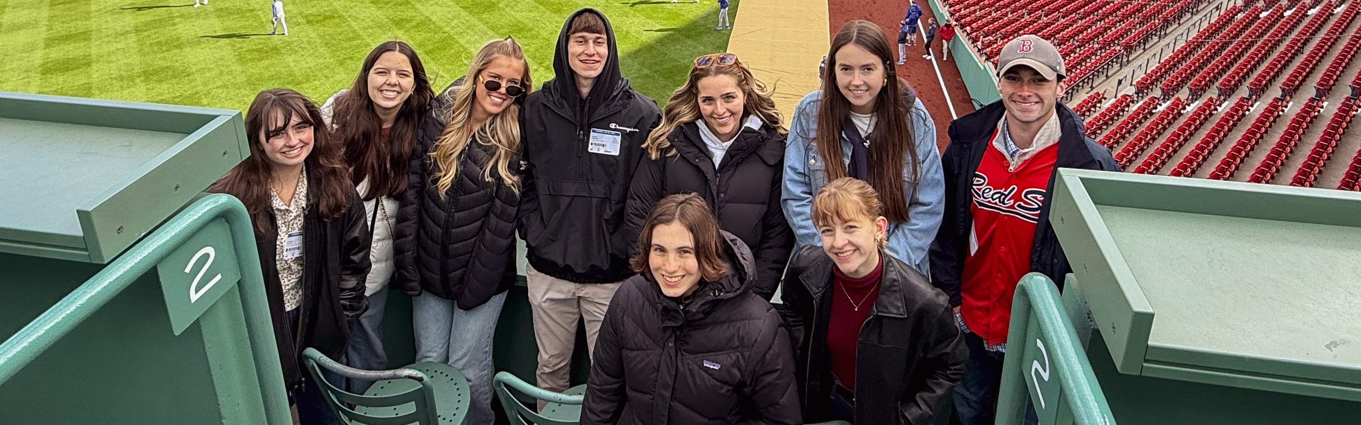 Class of 2027 in Boston during Spring 2025