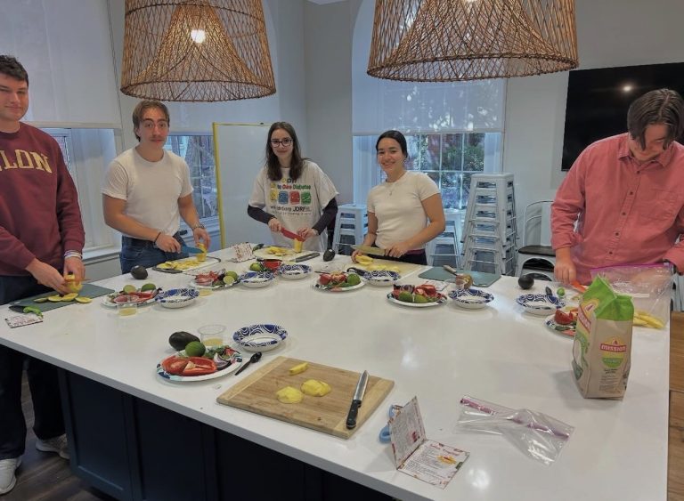 students cooking