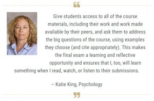 quote from professor katie king