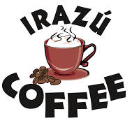 logo for Irazu coffee in Elon, North Carolina