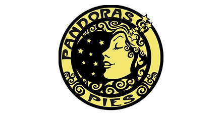 logo for Pandora's Pies in Elon, North Carolina