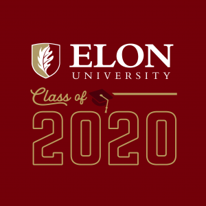 Elon Class of 2020 profile image with block-style fonts