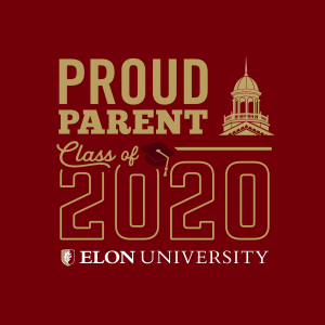 Elon Proud Parent Class of 2020 profile image with block-style fonts