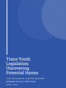 cover page for trans youth policy memo