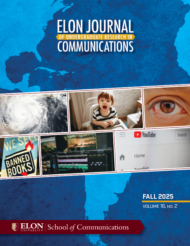 Elon Journal cover with six photos and map of the world