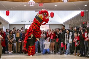 Lunar New Year celebration in the Numen Lumen Pavilion Sacred Space and McBride Gathering Space in the Truitt Center, February 16, 2024, on the campus of Elon University.