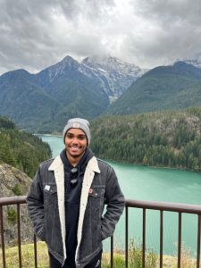 Jordan Claytor at a mountain overlook
