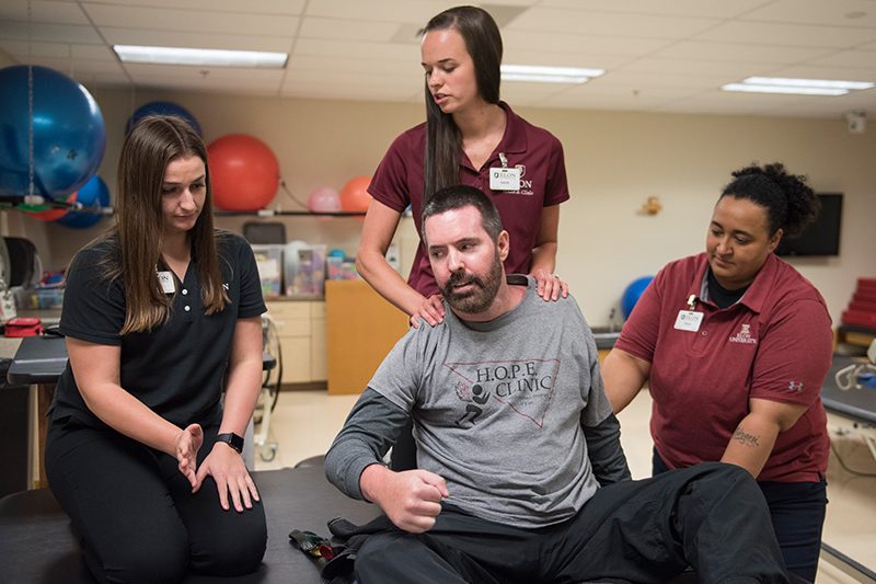 Elon University students in clinical education