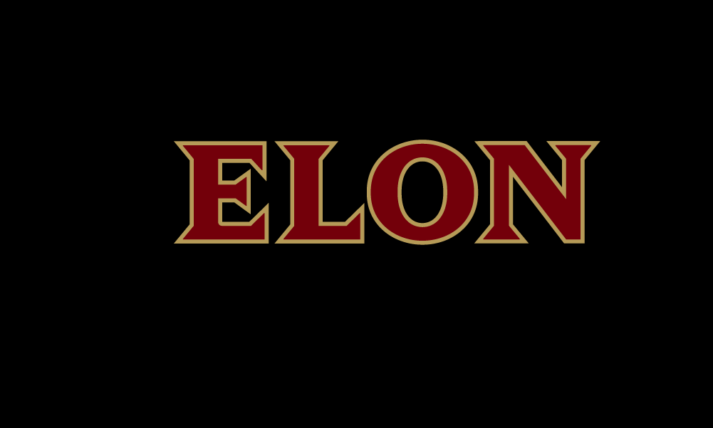 Example of the athletics wordmark on a black background