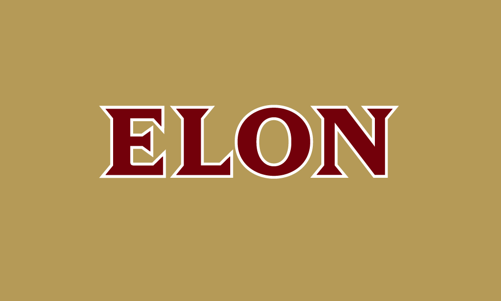 Example of the athletics wordmark on a gold background