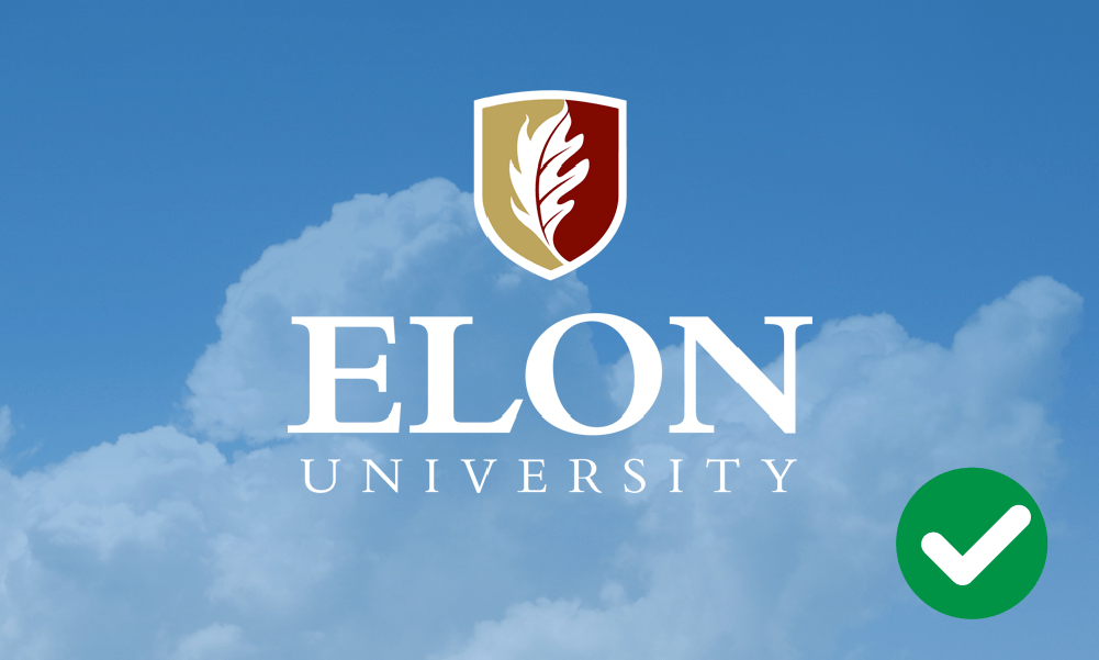 Example of proper usage of the Elon Signature, where there's plenty of contrast with a photo background