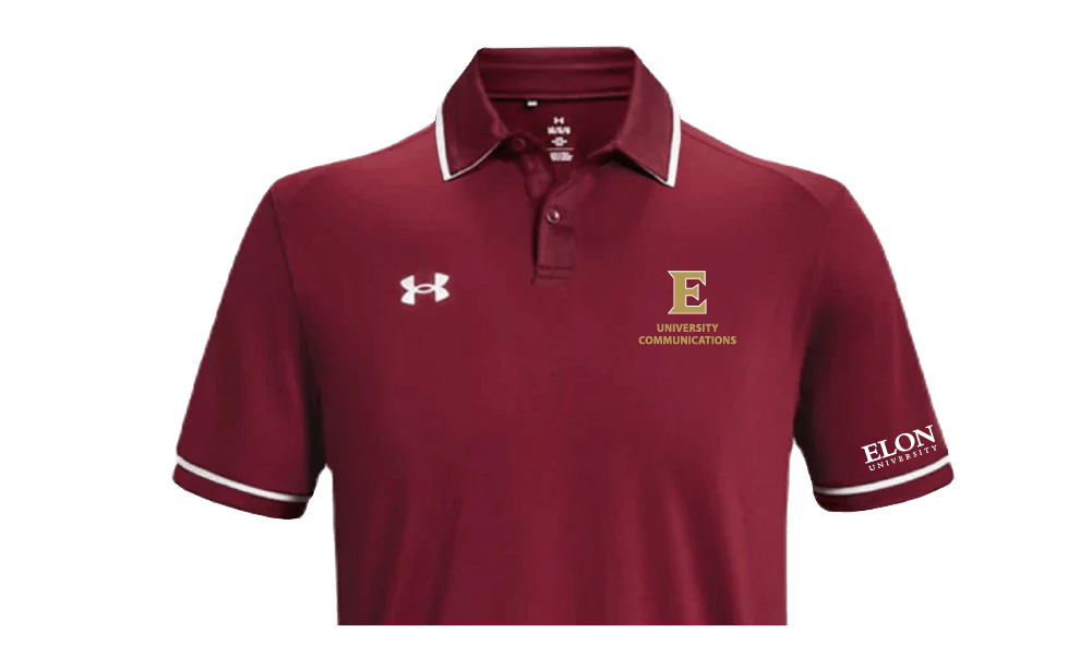 Example image showing the Under Armour Tipped Polo