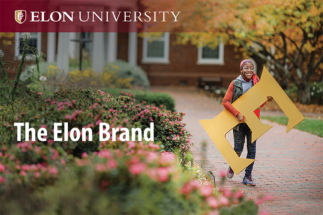 The cover of the The Elon Brand guide booklet