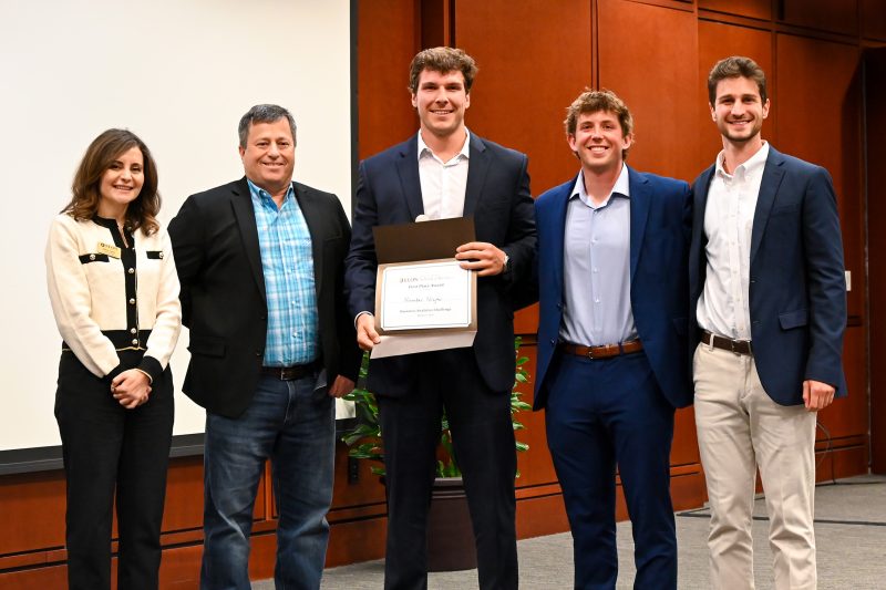 Winners of the HanesBrands Challenge at Business Analytics Day