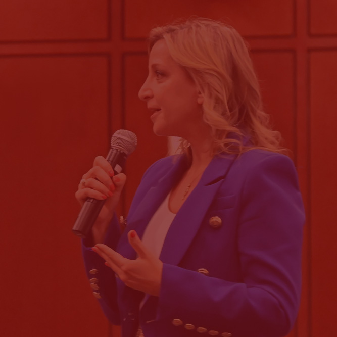 Photo of Tina Fair at Lessons from Leaders event