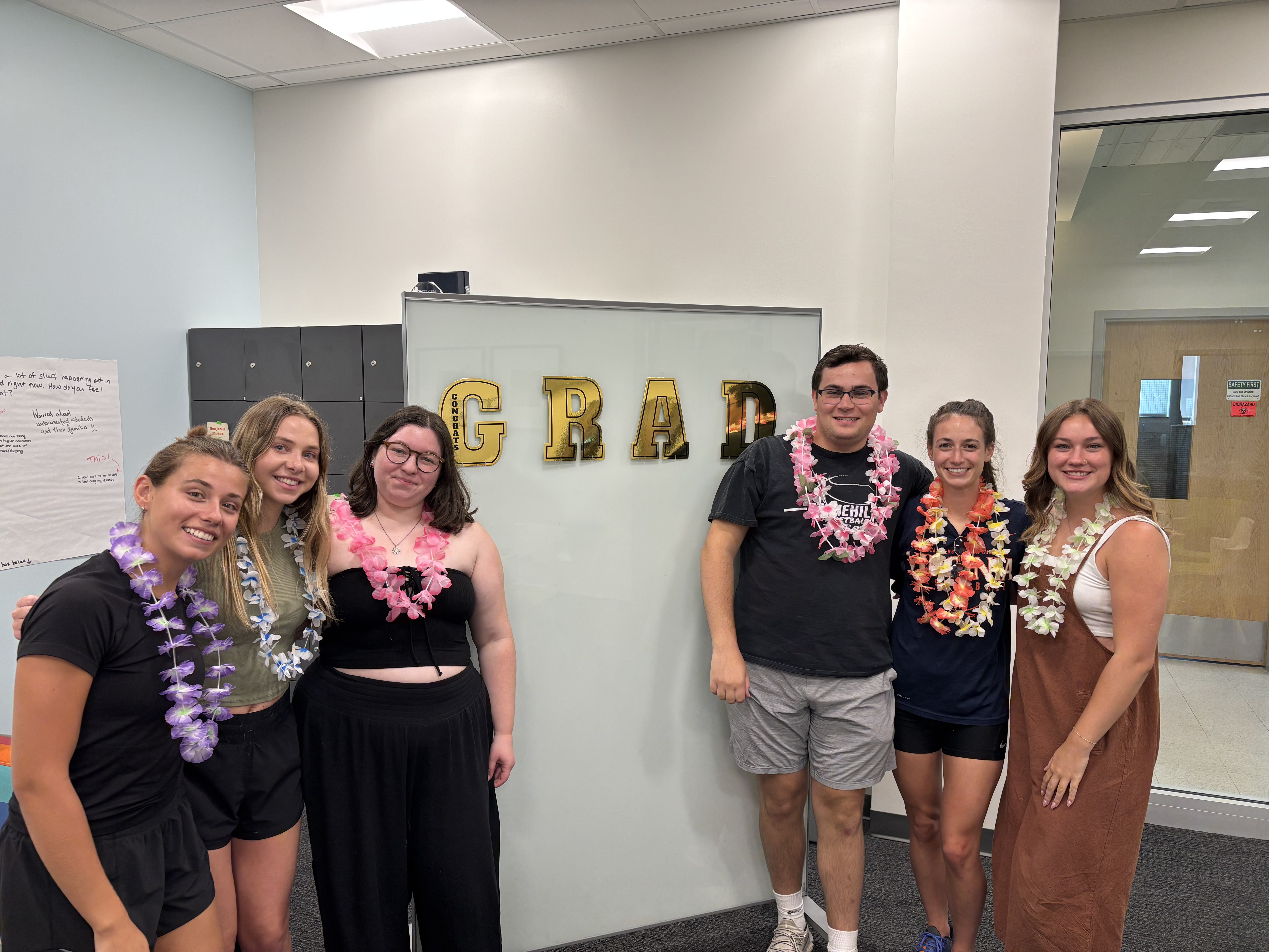 Photo of health professions scholars who are graduating.