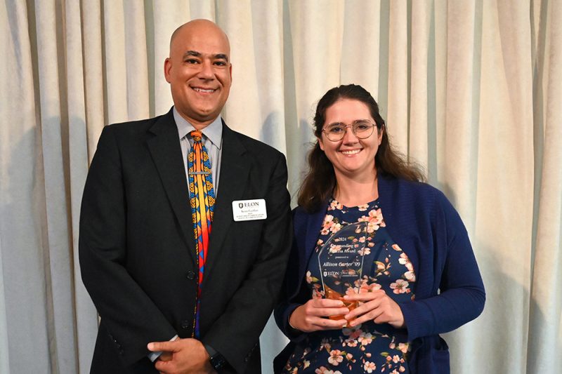 Allison Carter ’09 with Dean Kenn Gaither