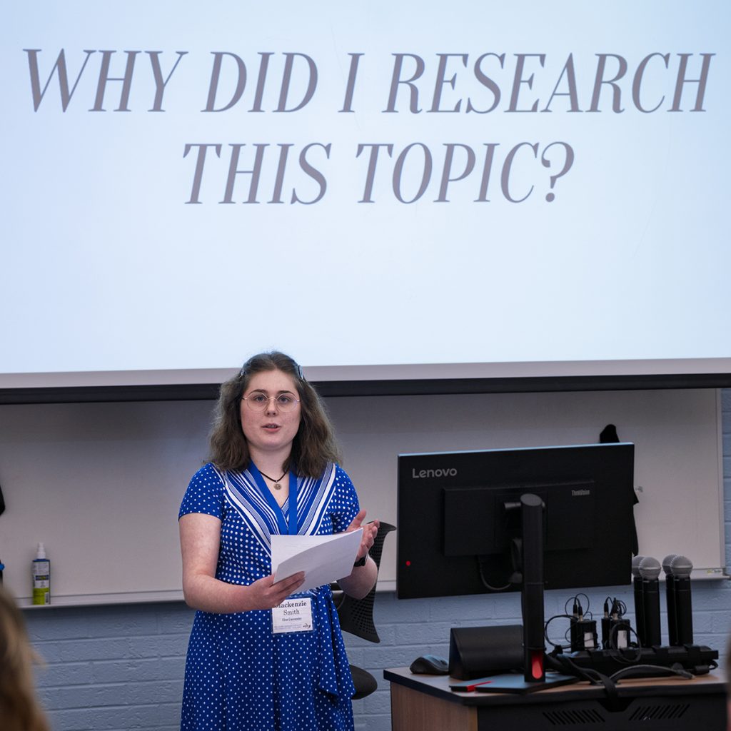 Mackenzie Smith ’25 at Southeast Colloquium