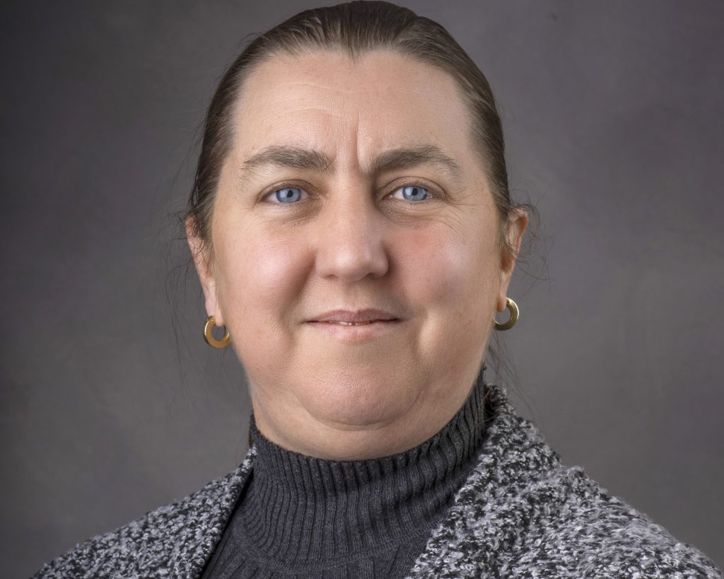 Distinguished University Professor of Philosophy Ann J. Cahill