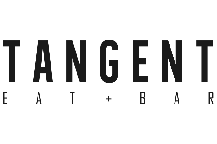 wordmark for tangent eat and bar in elon north carolina