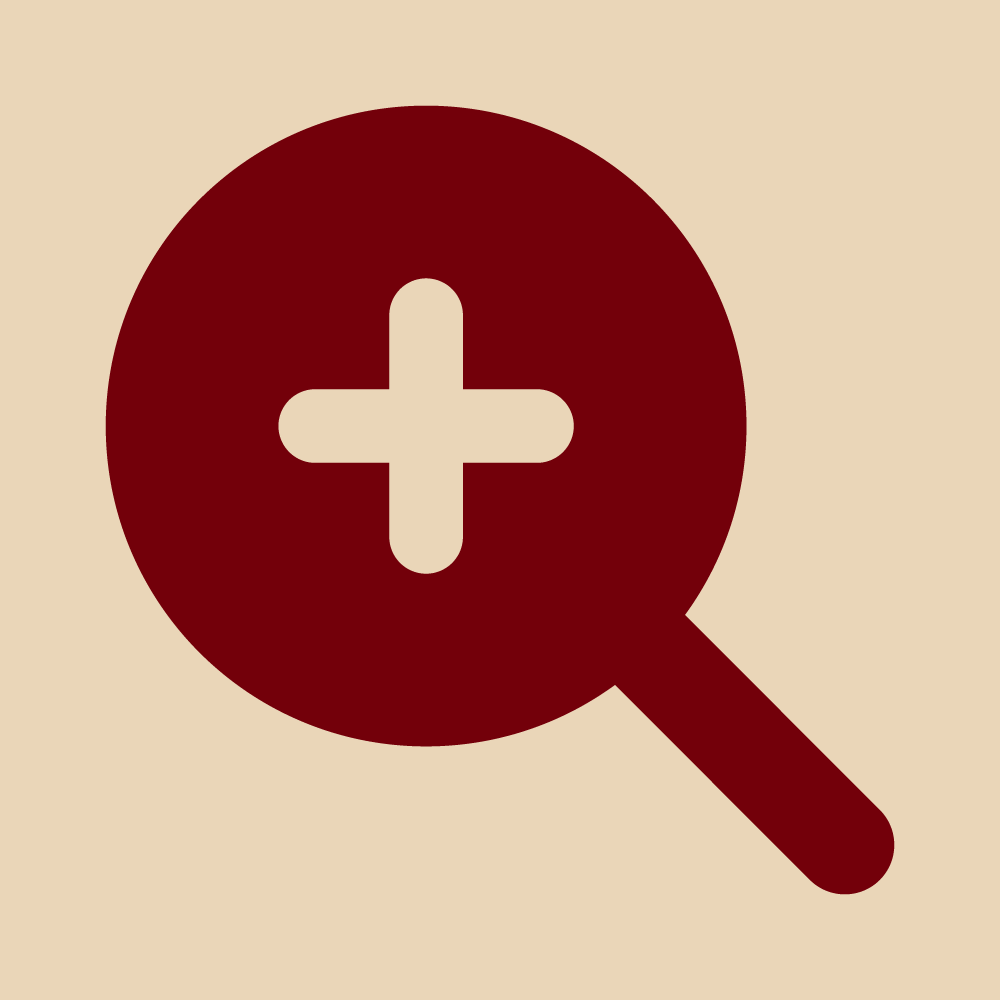 Icon of magnifying glass