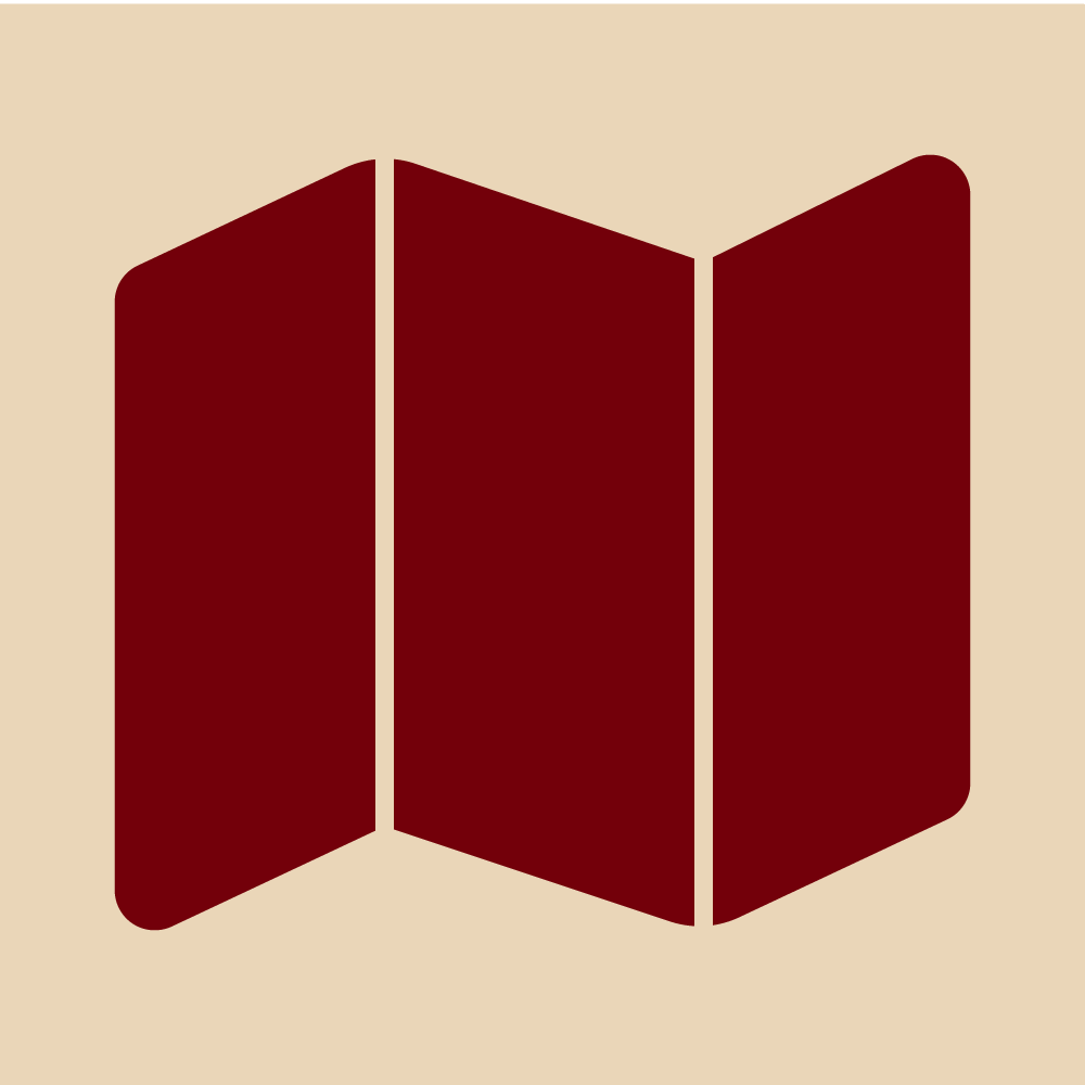 Icon of a map