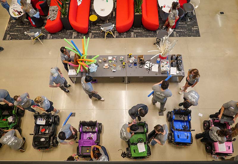 Collaborative event between Elon's physical therapy department (DPT), the Phoenix Racing Team, and the Elon Engineering Club.