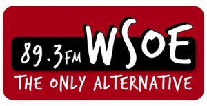 WSOE 89.3 FM - The Only Alternative, radio station logo