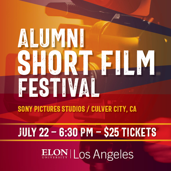 Graphic reads "Alumni Short Film Festival"