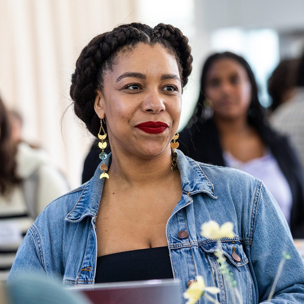 Asha Michelle Wilson on campus
