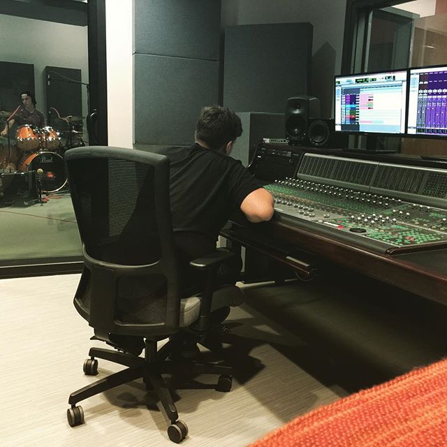 Picture of a music department recording studio