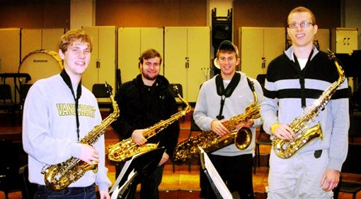 Picture of the Saxophone Ensemble