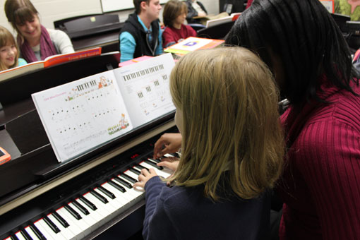 Picture of piano instruction