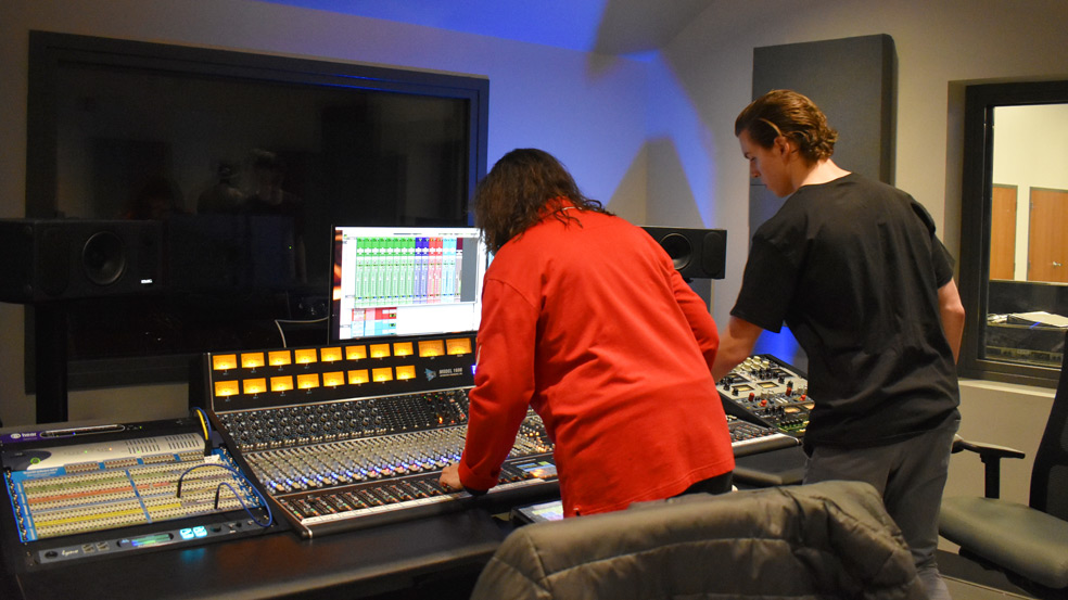 Studio A Teachingfor Elon's Music Production & Recording Arts Program