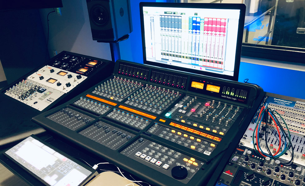 Studio B SSL in Elon's Music Production & Recording Arts Program