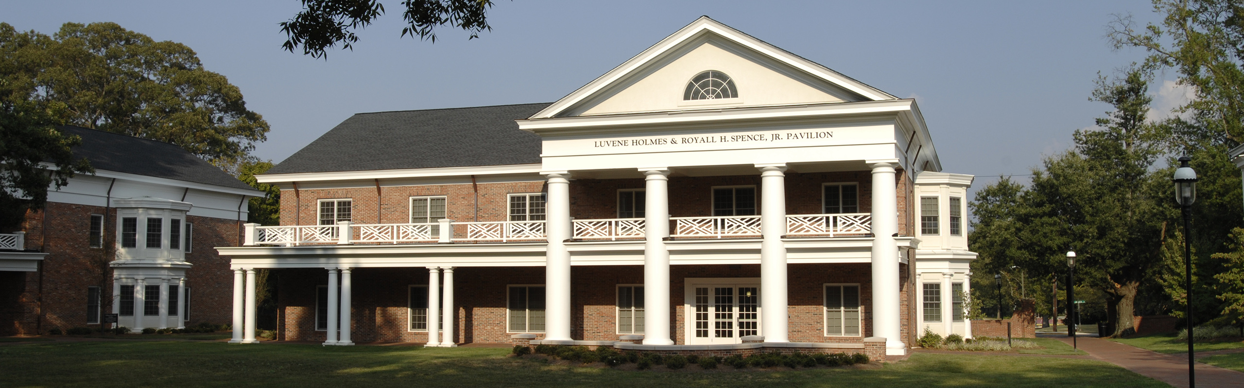 The Luvene Holmes and Royall H. Spence, Jr. Pavilion in the Academic Village