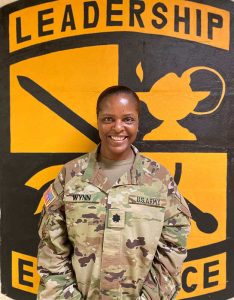 LTC Linda S. Wynn in US Army fatigues