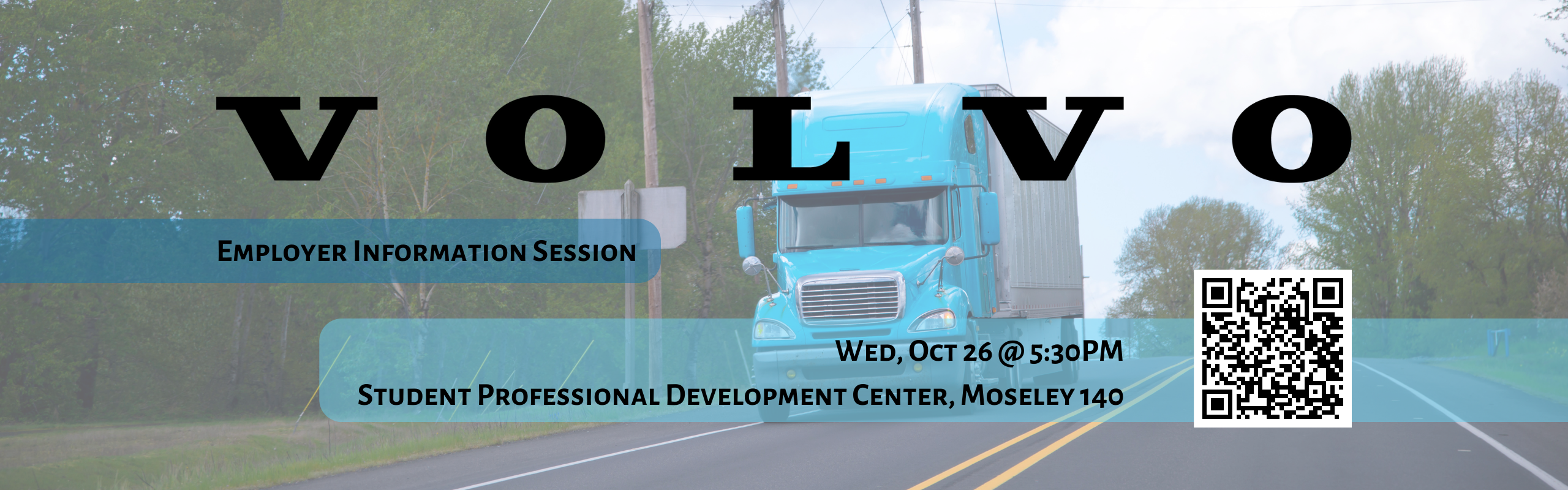 VOLVO Employer Info Session Oct 27 2022 review the Elon Job Network (EJN) for details