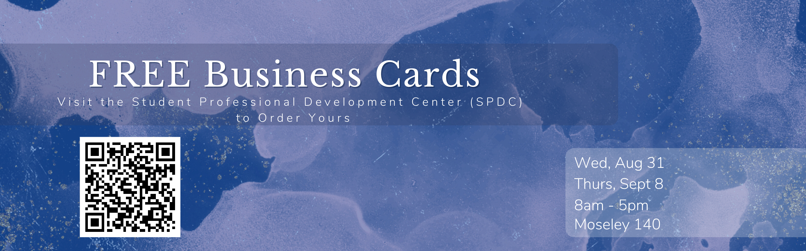 Free business cards available. Check EJN for more details
