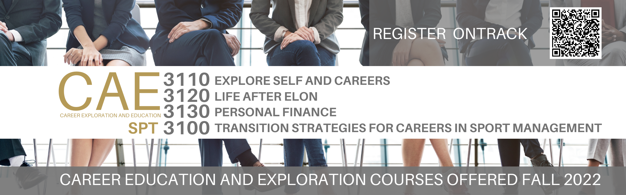 CAE courses offered fall 2022 register ontrack