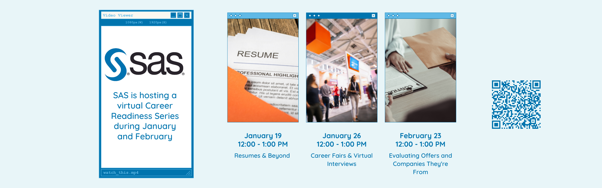 SAS Info sessions through february review EJN for more details