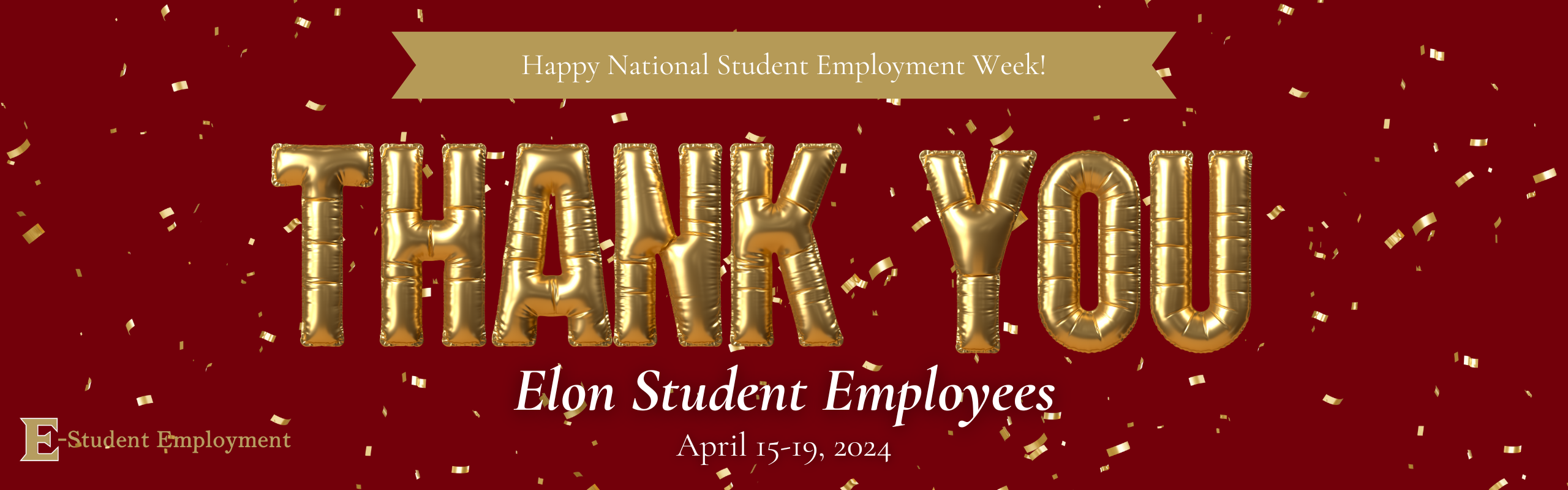 Happy Student Employment Week!