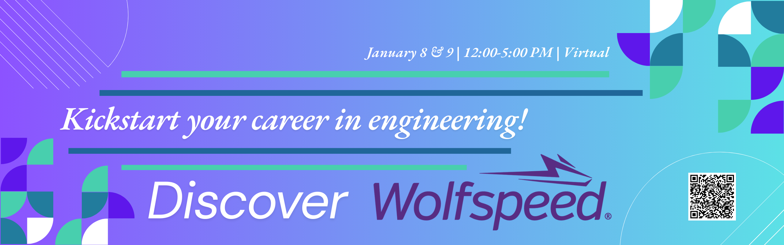 Wolfspeed info session on 1/9/2025. Please see the events page on EJN for more details.