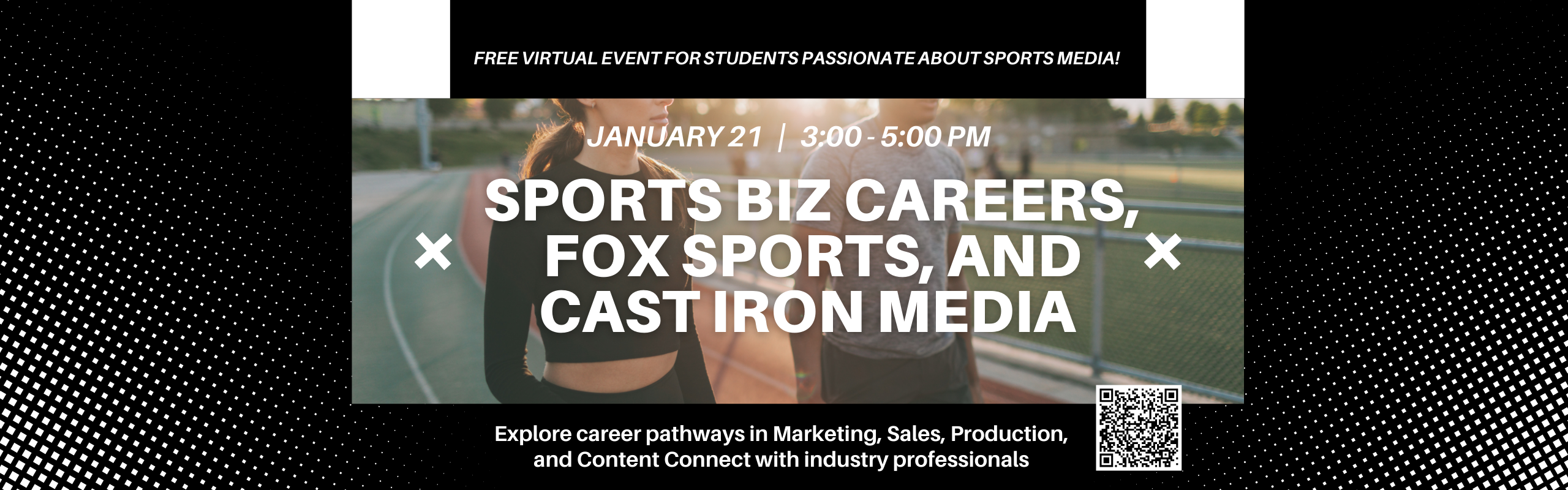 Sports Biz Careers Employer Information Session January 21, 2025, 3:00: PM