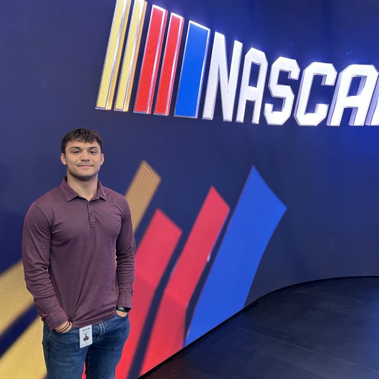 Elon student Jack Gill interns with NASCAR