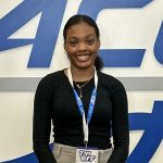 Elon's Kelani Tucker with the ACC