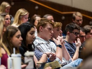 Students in Turner Theatre