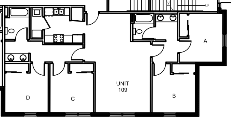Oaks 4 Bedroom Apartment